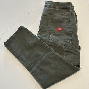 Dickies Women's Straight Leg Jeans - Green